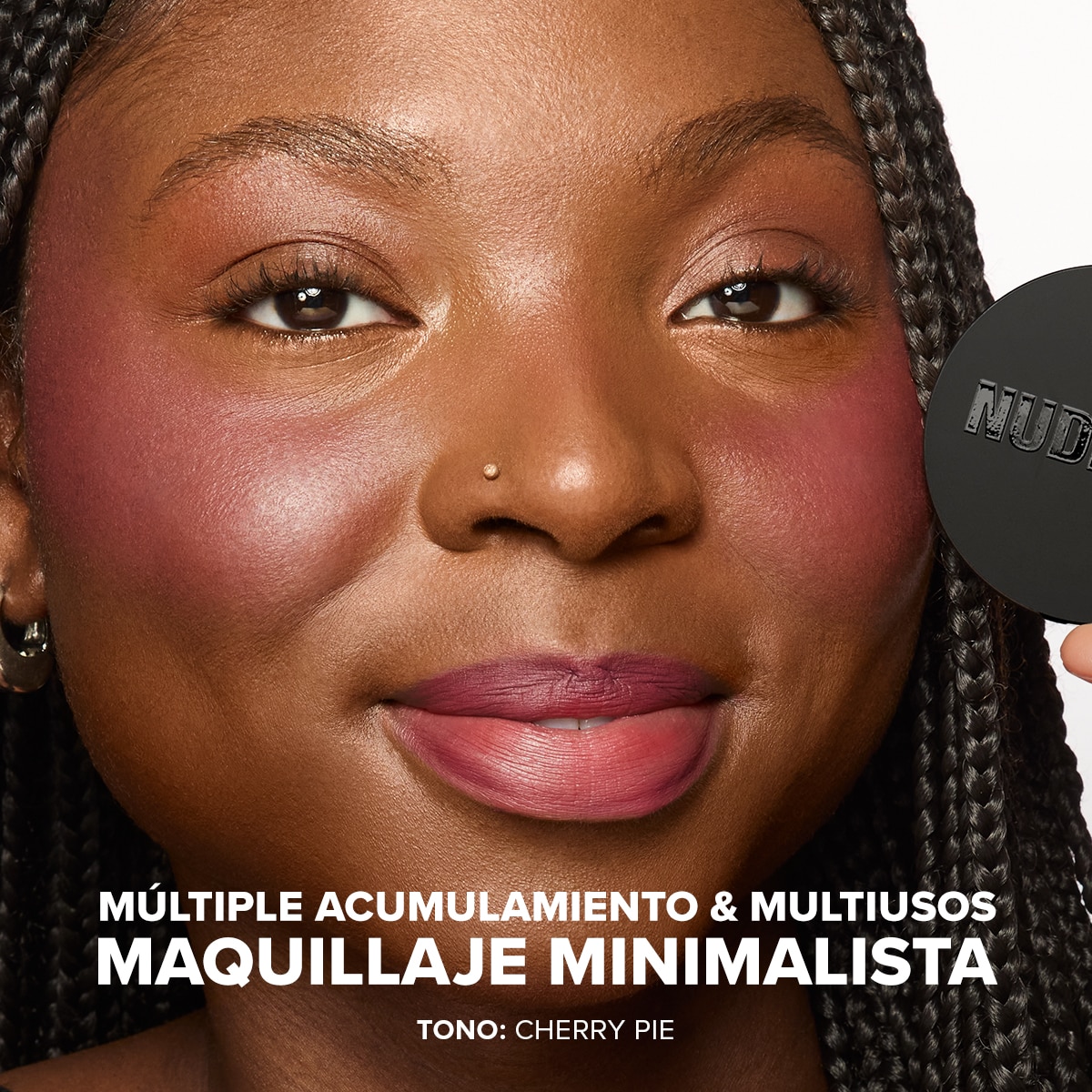 NUDESTIX STAX ALL OVER COLOR BLUSH BALM (RUBOR EN CREMA PARA ROSTRO)